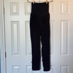 AG Adriano Goldschmied Maternity Skinny Velour The Legging Pants